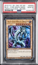YU-GI-OH! LEGENDARY COLLECTION KAIBA MEGA PACK BLUE-EYES WHITE DRAGON PSA 10