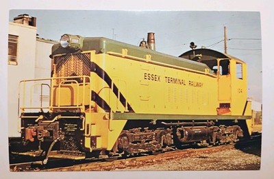 Essex Terminal Railways Locomotive 104 CANADA Postcard Windsor Ontario