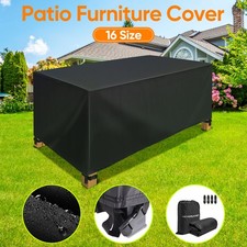 Wasserdicht Hülle 300D Gartentisch Abdeckung Schutzhülle Gartenmöbel Abdeckplane
