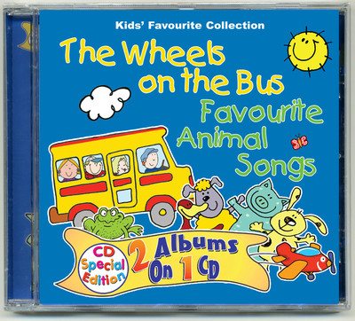 The Wheels on the Bus & Favourite Animal Songs CD nursery rhymes kids songs  NEW