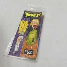 1- Vintage Yikes! Pencil Made USA NOS Advertising Book Mark Ruler Minute Maid