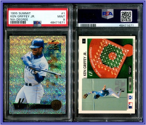 PSA 9 1995 Summit Nth Degree #1 Ken Griffey Jr. Seattle Mariners POP14 Only 3↑ - Picture 1 of 1