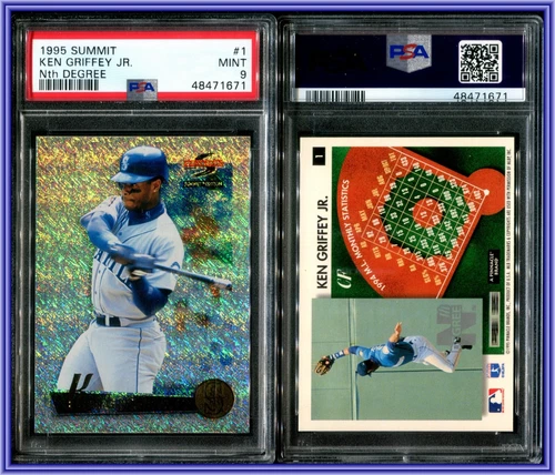 PSA 9 1995 Summit Nth Degree #1 Ken Griffey Jr. Seattle Mariners POP14 Only 3↑