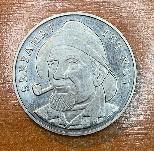 Segelschulschiff GORCH FOCK 1976 "Seefahrt ist Not" Medaille Ø 38 mm - Bild 2 von 2