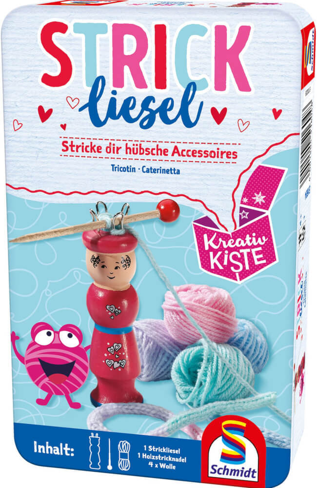 Thumbnail - Schmidt Spiele 51604 Strickliesel, Bring-mich-mit-spiel In Metalldose,