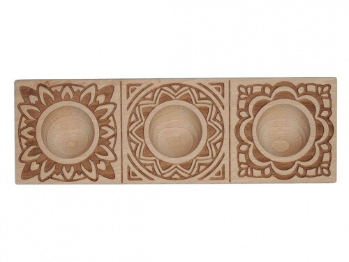Raviolibrettchen für 3 Ravioli - Mandala - Bild 2 von 4