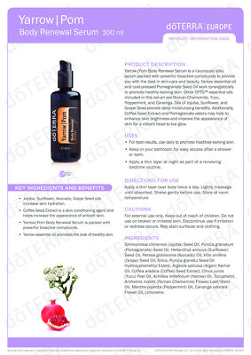 doterra Yarrow Pom 30 ml | eBay