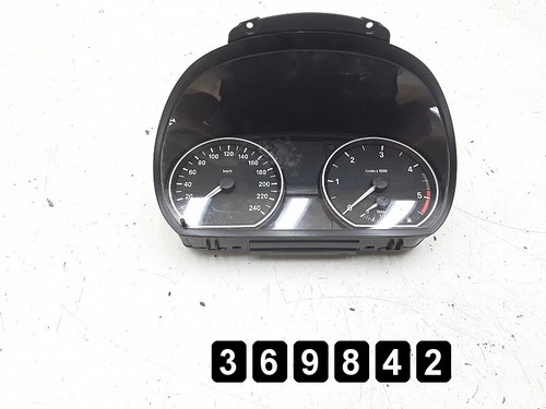 2007 BMW 1 SERIES TACHO KOMBIINSTRUMENT DIESEL LHD # 2000DIESEL 1024952-62