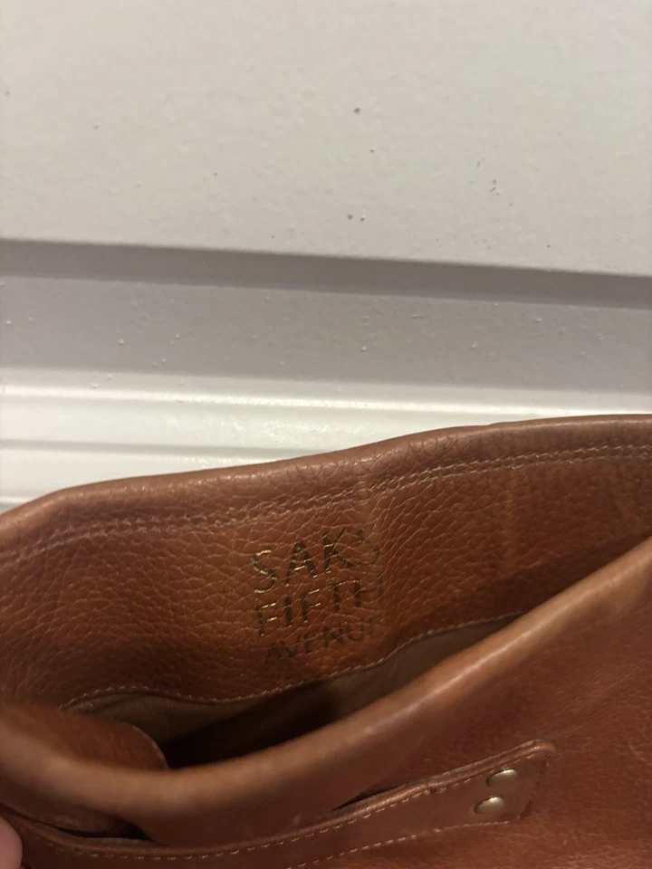 Botas dobráveis vintage Saks Fifth Avenue - Imagem 4 de 4