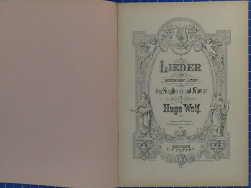 Edition Peters Nr.3142a Wolf Lieder nach verschiedenen Dichtern II B18884 - Bild 2 von 7