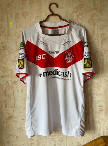 Maillot De Rugby St Helens RLC – ISC – Taille S – Occasion Bon état