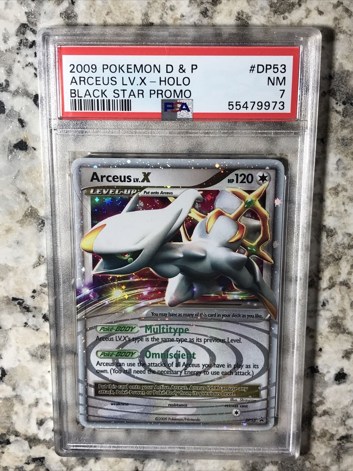 Pokemon TCG Arceus LV.X DP Black Star Promo DP53 Holo LP