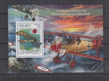 R552. Mozambique - MNH - 2016 - Militarie - World War I - Planes - Bl