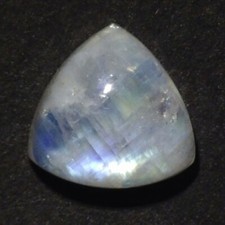 NATURAL WHITE MOONSTONE 7.5 MM TRILLION CUT CALIBRATED COMMERCIAL F-978