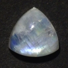 NATURAL WHITE MOONSTONE 7.5 MM TRILLION CUT CALIBRATED COMMERCIAL F-978