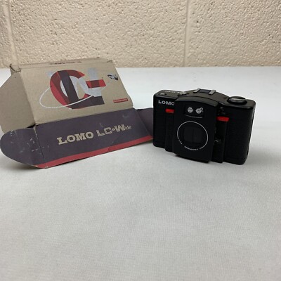 Lomo LC-Wide 35mm Film Camera with box perfect condition Black