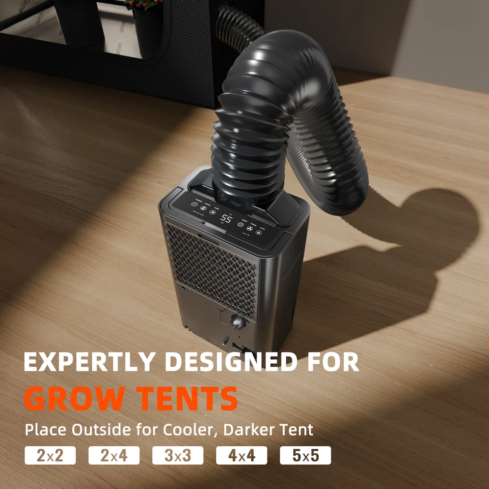 Deshumidificador Spider Farmer 32 pintas control inteligente con cable RJ12 para cuarto de cultivo Foto 2 de 4