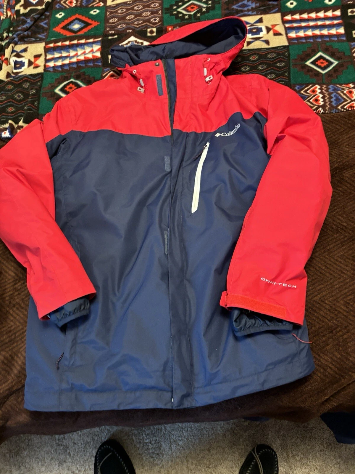COLUMBIA JACKET 3 In 1 WHIRLBIRD XL RED BLUE
