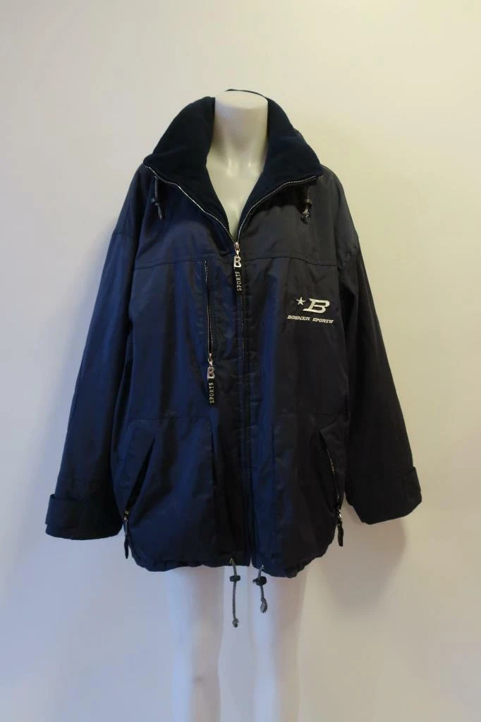 MENS BOGNER SPORT NAVY ZIP-UP HOODED SKI JACKET 42 US/L * eBay