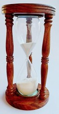 Handmade 60 Minutes Wooden Sand Timer/Sand Clock/ 60 Minutes Hour Glass
