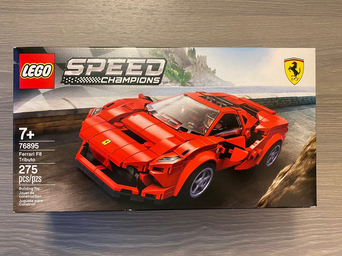 LEGO SPEED CHAMPIONS: Ferrari F8 Tributo Set 76895 Retired New In