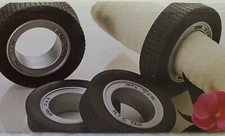 4  STUDIO NOVA NEW YORK CITY TAXI FIGURAL TIRE NAPKIN RINGS BARBEQUE