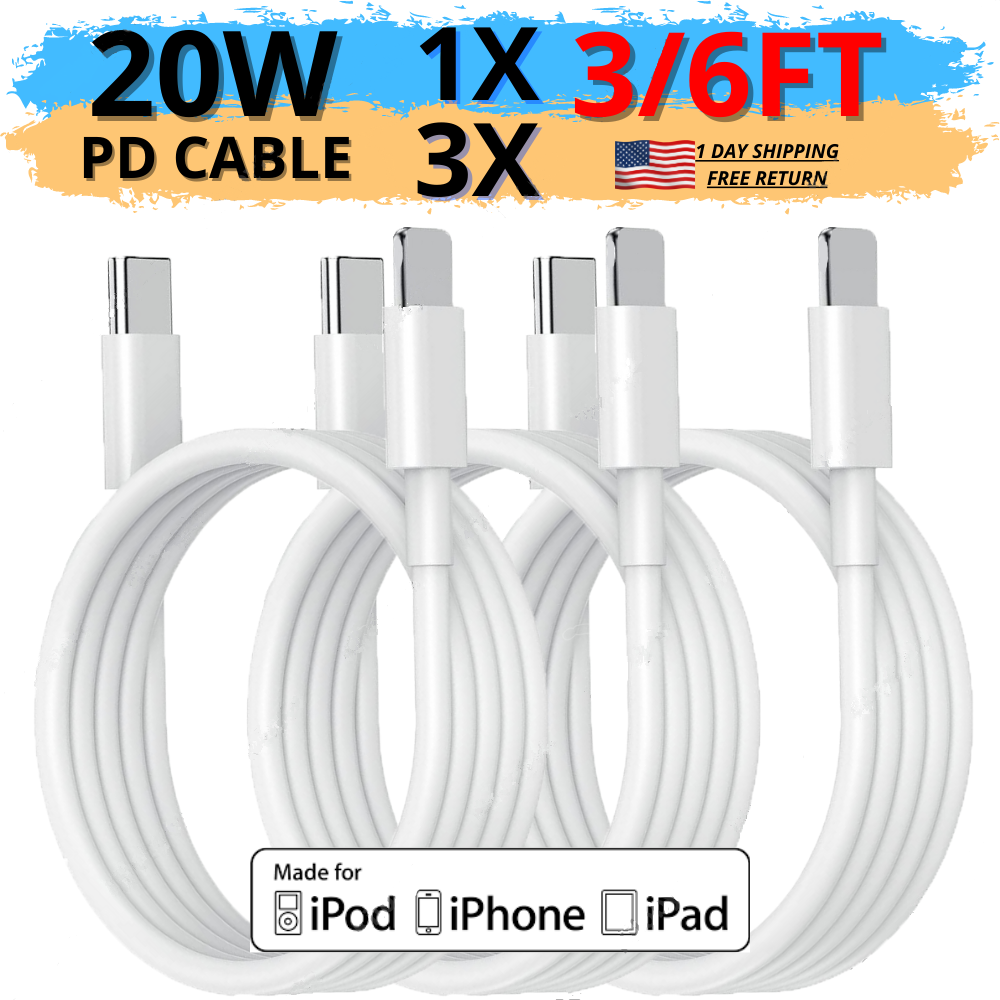 USB-C to iPhone Cable Fast Charge Adapter Line For iPhone 14 13 12 11 Pro Max XR