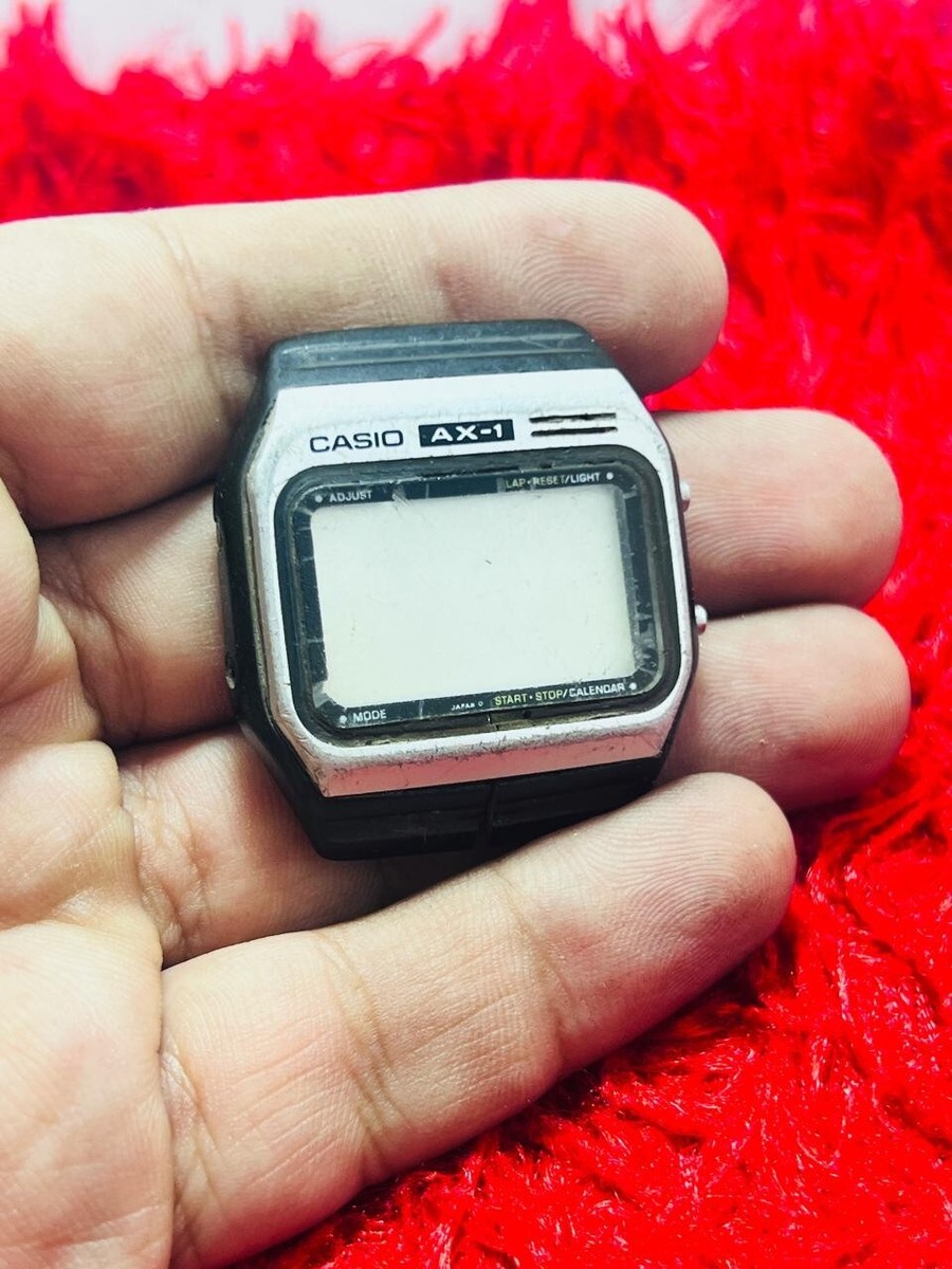 Vintage Casio 118 AX-1 Alarm Chronograph Working but Screen