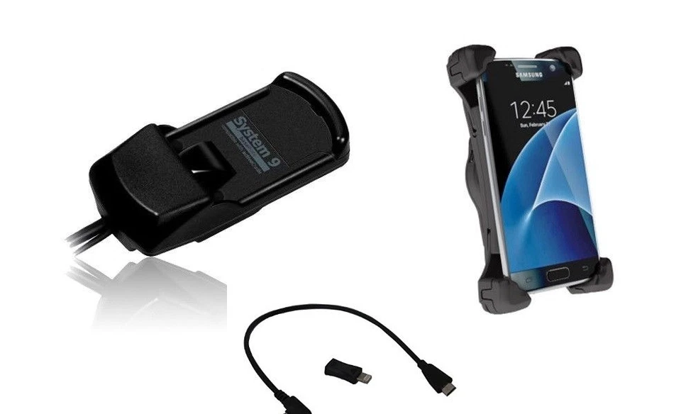 Bury System 9 iPhone X XS XR iPhone 11 12 13 14 series + Kit Base iPhone Coche Foto 3 de 4