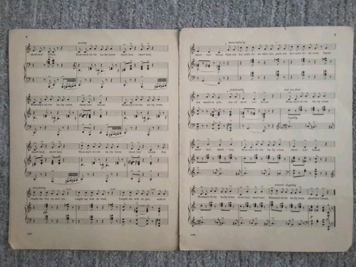 Shortnin Short'nin' Bread Jacques Wolfe Sheet Music VG - Picture 4 of 5