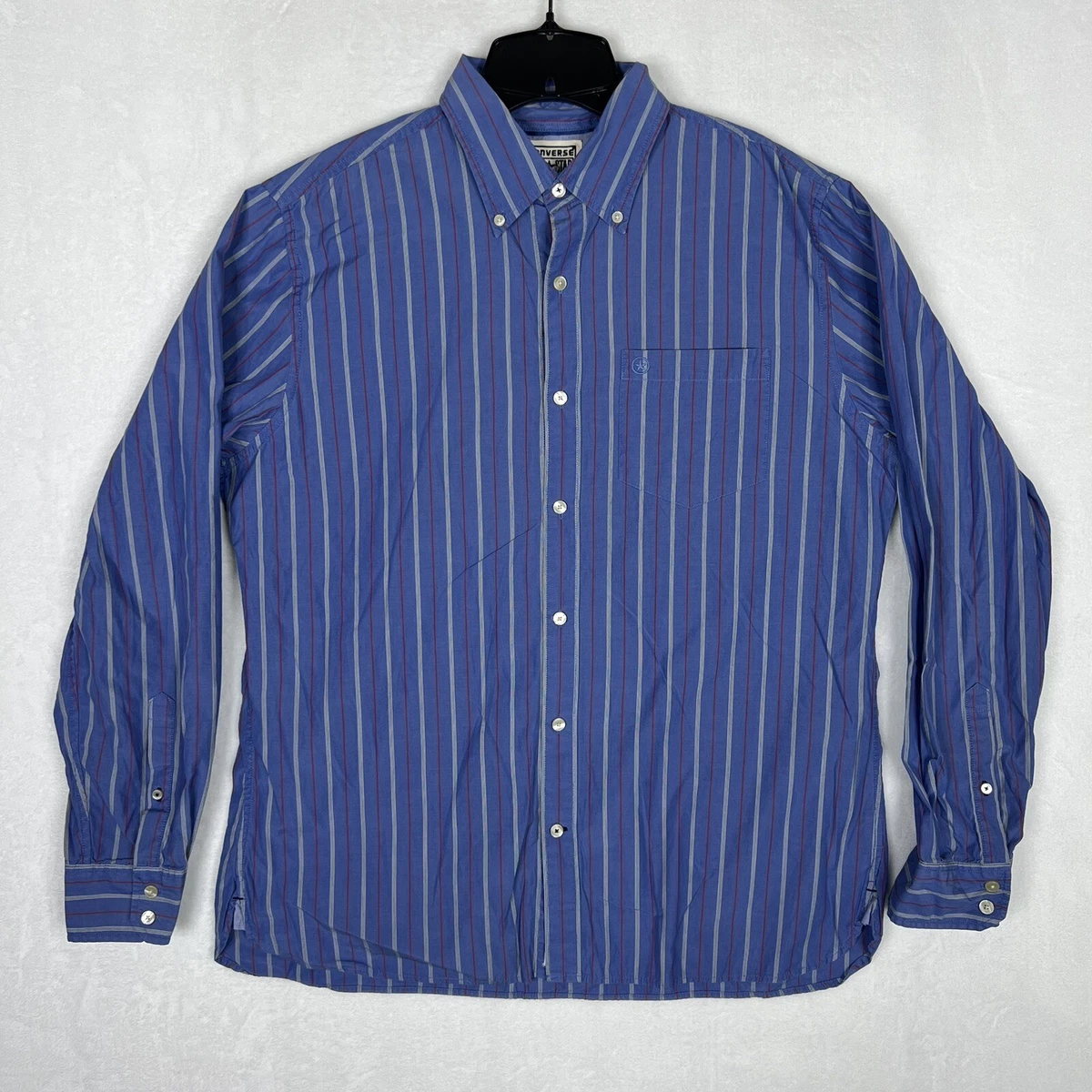 Converse one star button down shirt hot sale