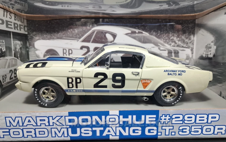 1/18 Ford Mustang G.T. 350R #29BP Donohue 1965 GMP 1102 NEW GT350R - Immagine 3 di 4