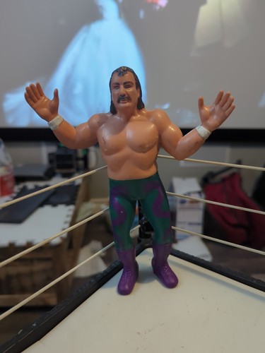 Vintage WWF LJN Jake The Snake Roberts 1987 Wrestl...