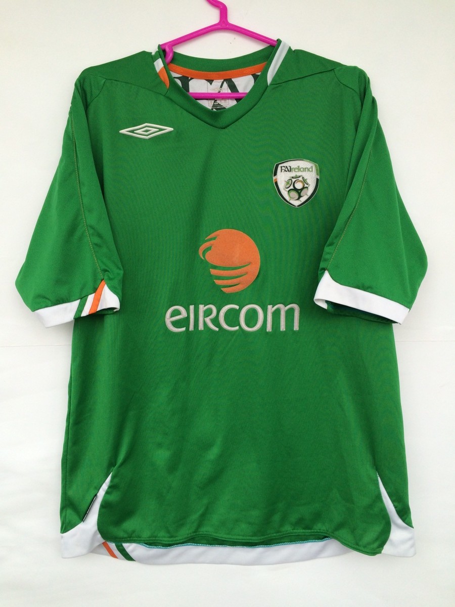 IRELAND 2006 2008 HOME FOOTBALL SHIRT SOCCER JERSEY UMBRO sz XL