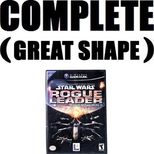 GAMECUBE Star Wars Rogue Squadron II: Rogue Leader **COMPLETE in BOX!** 100% cib - Picture 1 of 2