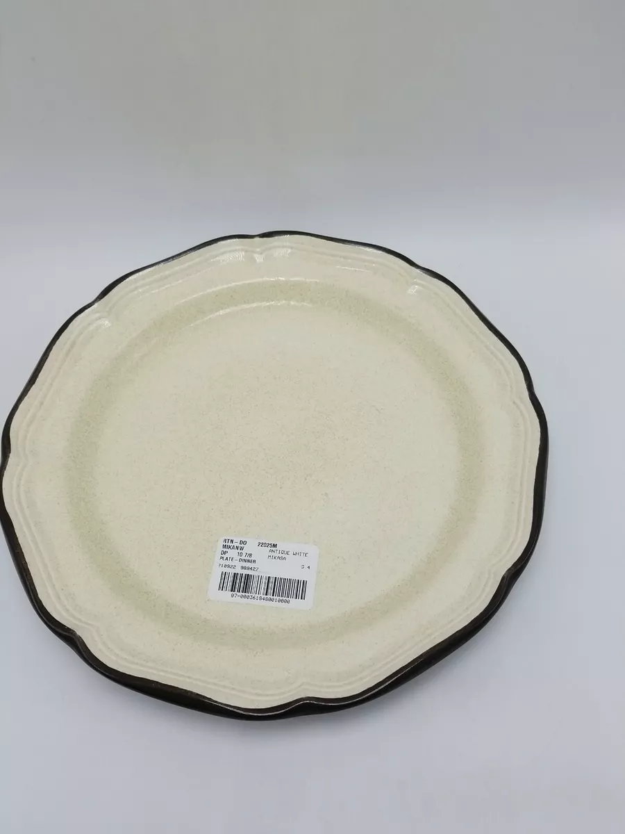 Mikasa antique white 2025 dinner plate