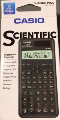 CASIO FX-300MS PLUS 2ND EDITION SCIENTIFIC CALCULATOR - FREE SHIPPING