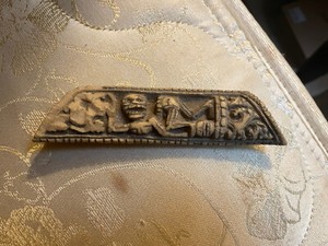 Tibetan Bone Shaman Apron Piece 18th-19th Century
