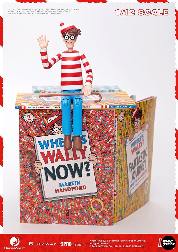 Blitzway × 5PRO STUDIO Where's Wally 1/12 DX Collectibles Figure