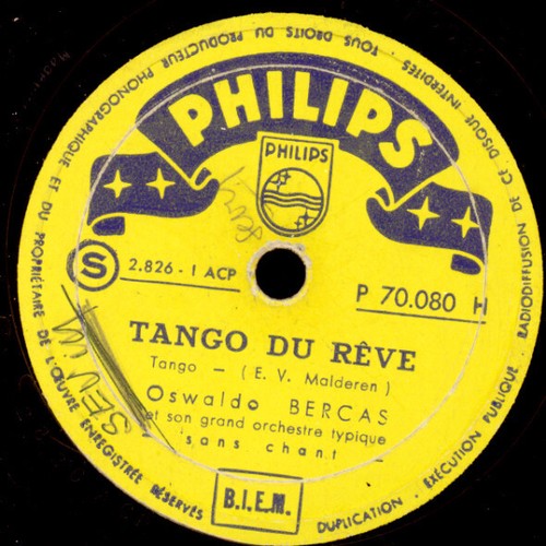 4x "TANGO AROUND THE WORLD" 4 Länder -SONDERPREIS-Schellackplatte 78RPM Set300B - Picture 5 of 9
