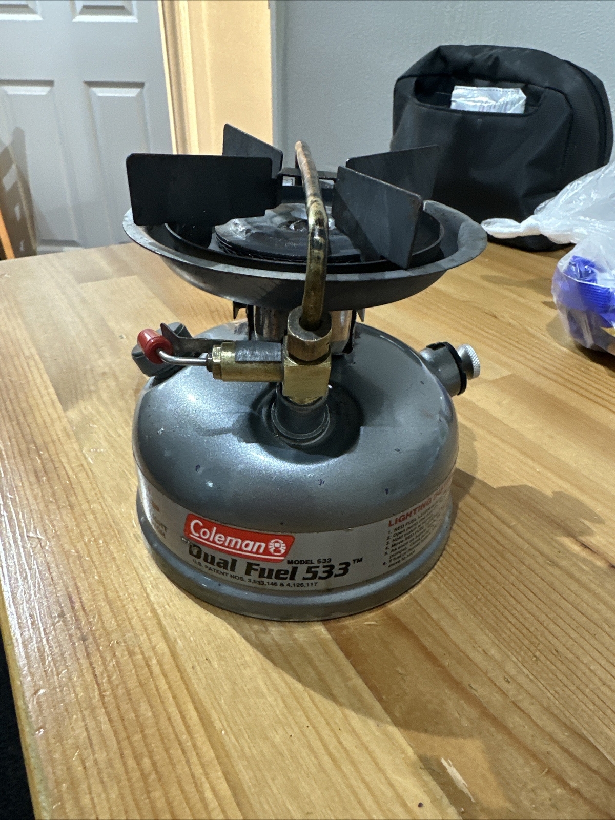 COLEMAN 533 DUAL FUEL STOVE Used Vgc | eBay