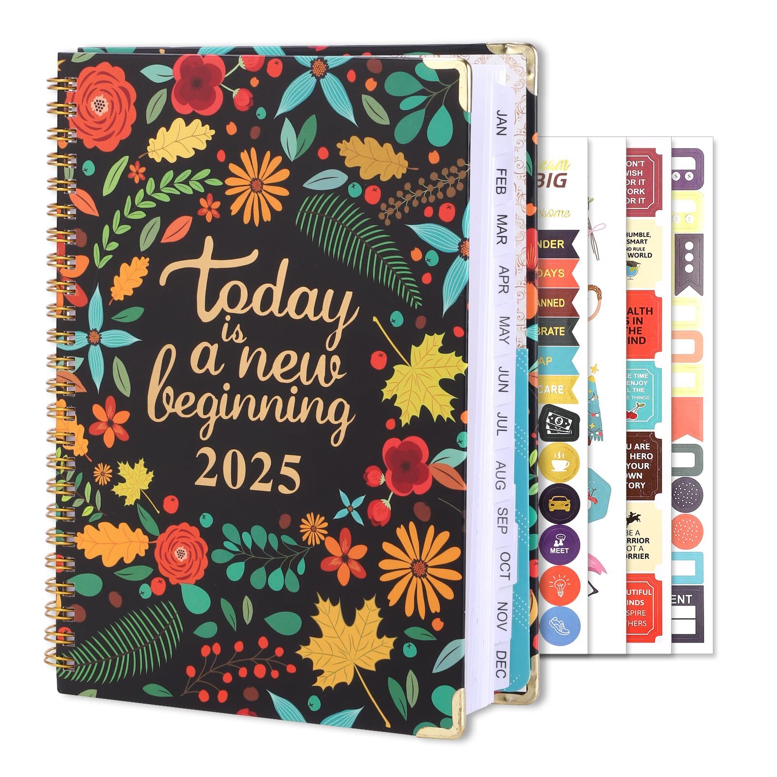 2025 Planner, 2025 Weekly and Monthly Calendar Planner January to December A5...