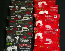 Farm Tractor International Farmall fabric 8 ACA Regulation Corn Hole Game Bags