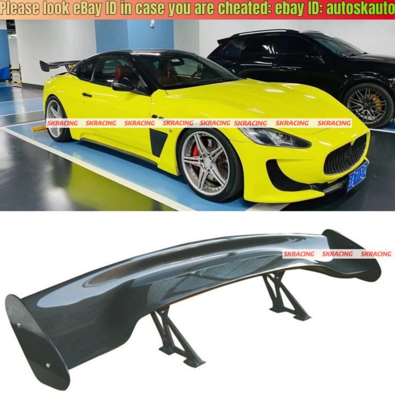 ABS Carbon Fiber Look GT Rear Spoiler Wing For Maserati GTS Gran