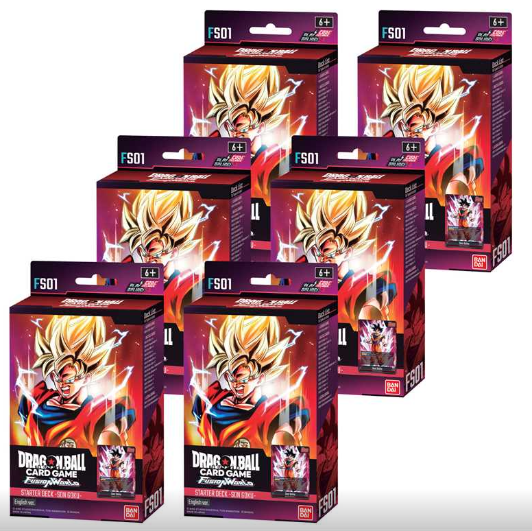 BANDAI DRAGON BALL SUPER FUSION WORLD Starter Deck FS-01 (3rd wave) Display 6x -