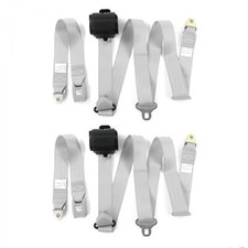 Jeep Cherokee 1974 - 1983 Standard 3pt Graygrey Retractable Bucket Seat Belt Ki
