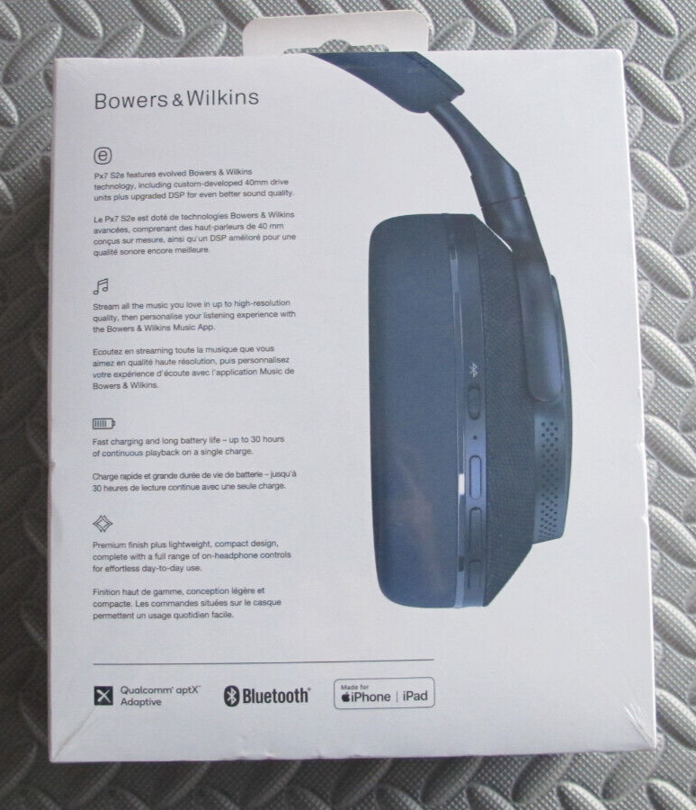 Bowers & Wilkins Px7 S2e Wireless Noise Cancelling Over-the-Ear