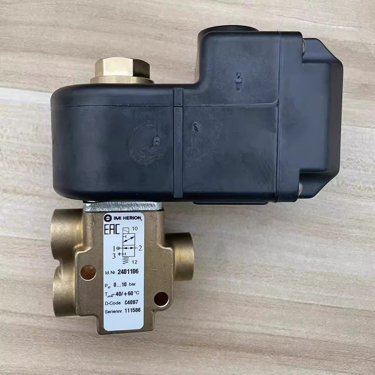 1pcs IMI Herion Explosion-proof Solenoid Valve 2401106422123050 G1/4'