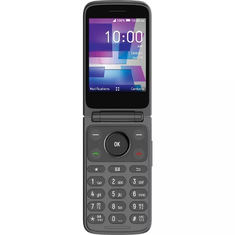 Teléfono Verizon TCL FLIP 3 3.2'' 1GB RAM 16 GB Almacenamiento 4G 5(MP), Gris Piedra Foto 2 de 3