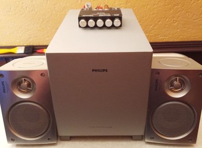 DIY- Bluetooth Speaker Class D Amplifier-System -Philips Subwoofer MICRO THEATER